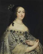 Justus van Egmont Portrait of Louise Marie Gonzaga de Nevers oil